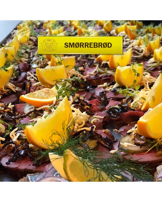 24 stykker højtbelagt luksus smørrebrød